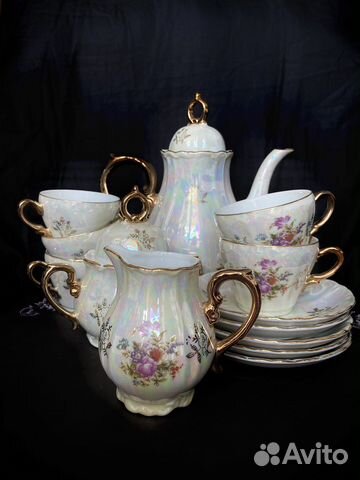 Сервиз кофейный, фарфор пр. Япония