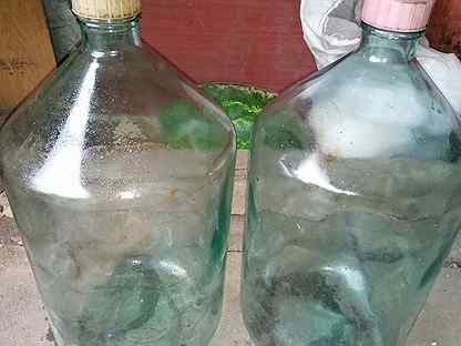 Бутыль стеклянная 19-20 литров