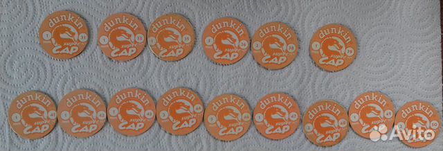 Mortal Kombat Dunkin Фишки 43шт. + бита и бокс