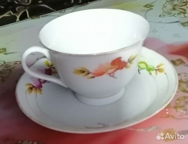 Пары чайные фарфоровые 1950 гг