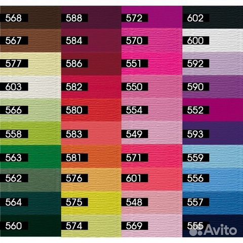 Гофрированная бумага (креп), италия, плотность 180