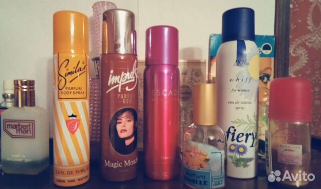 Флаконы баночки упаковка парфюмерные 1988-2010г/02