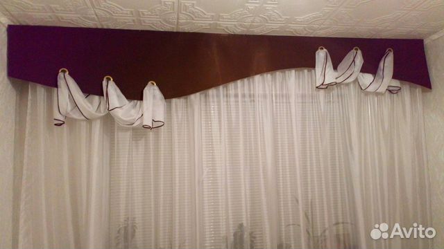 Жёсткий ламбрекен, состояние нового