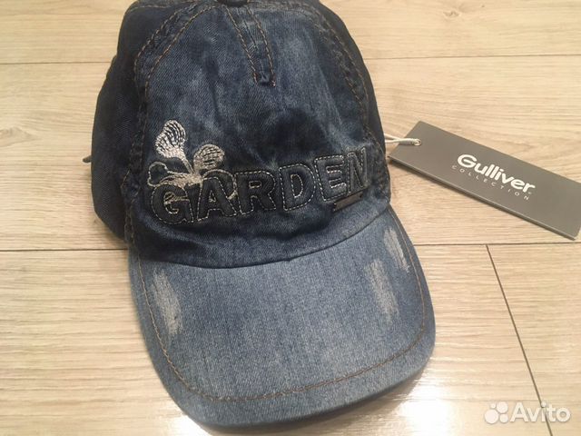 Кепка / бейсболка джинсовая Gulliver р.50-52 новая