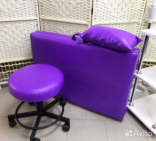 Кушетка складная фиолет