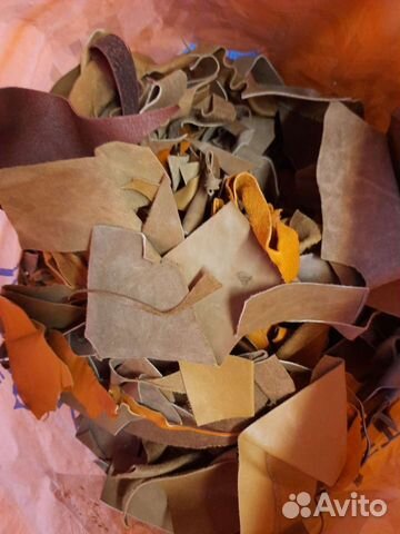 Обрезки натуральной кожи