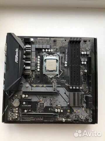 Материнская плата asrock b360m pro4 подключение