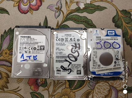 SSD HDD для ноутбуков от 160гб до 3тб