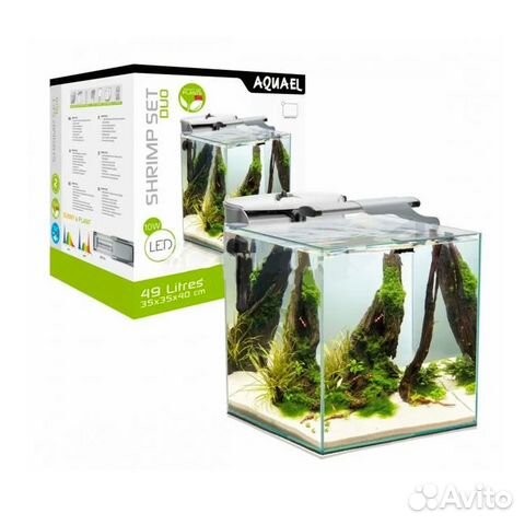 Аквариум Aquael Fish Shrimp Set Duo 49 литров