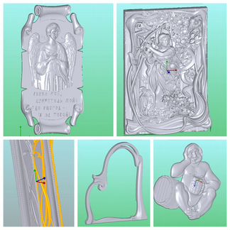 Огромный архив CNC 3Д макетов для чпу