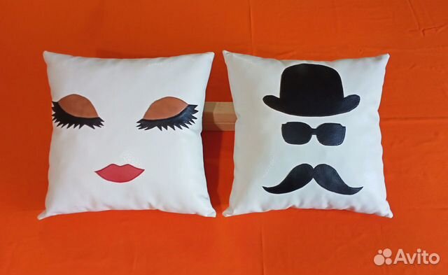 Декоративные подушки Леди и Джентельмен (Новые)