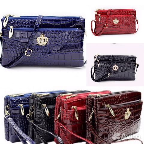 Новая Сумка 4 цвета кроссбоди лак кожа