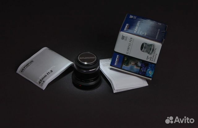 Объектив olympusM.zuiko digital 45mm F1.8 черный