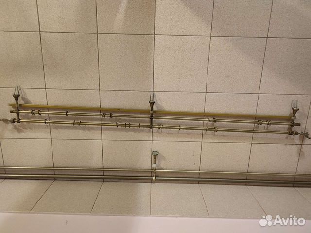 Карнизы для штор двухрядные бу