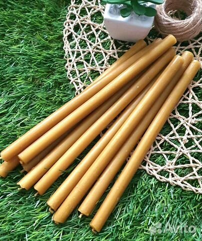 Свечи восковые, время горения 3ч25 мин