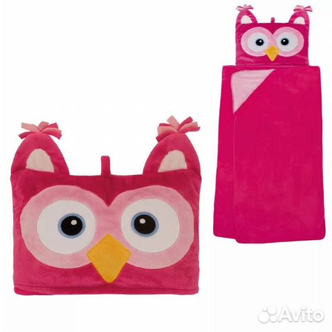 Плед компактный Aroma Home сова