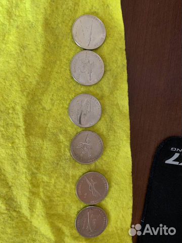 Набор монет оружие