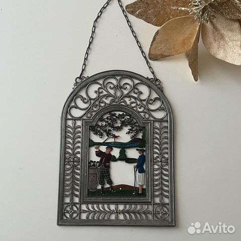 Панно настенное, олово, Германия