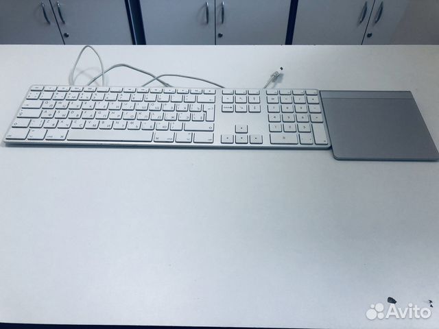 Комплект Apple keyboard A1243+ Magic Trackpad