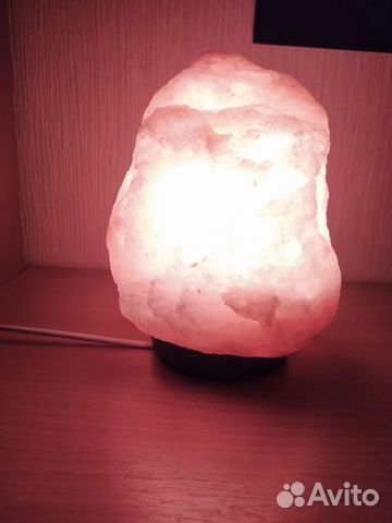 Солевая лампа из розовой Гималайской соли