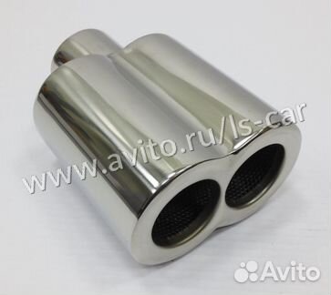 Насадка на глушитель нержавеющая сталь 1004