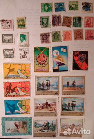 Марки Корея, Китай, Индонезия, Вьетнам, Индия