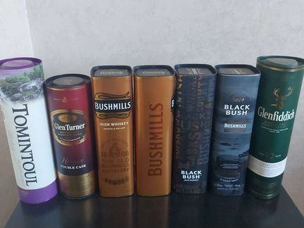 Коробки от виски и коньяка