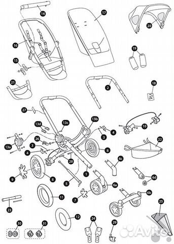 Quinny Buzz запчасти, ремонт, прокат, обмен