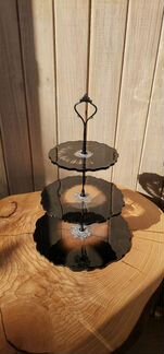 Зх ярусная подставка эпоксидная смола