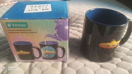 Новая чашка с терморисунком 330 мл