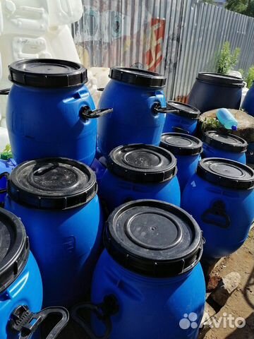 Бочка 40 литров пластиковая пищевая