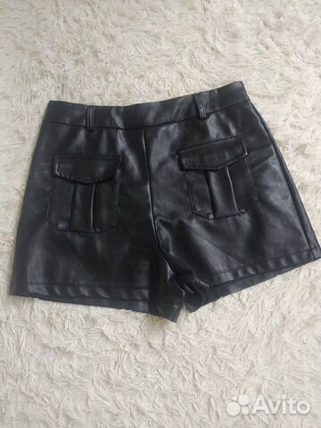 Шорты женские экокожа