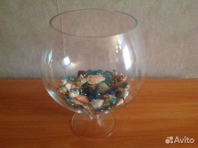 Бокал - аквариум