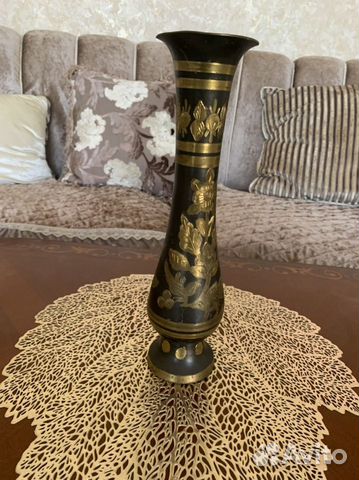 Ваза индия латунь
