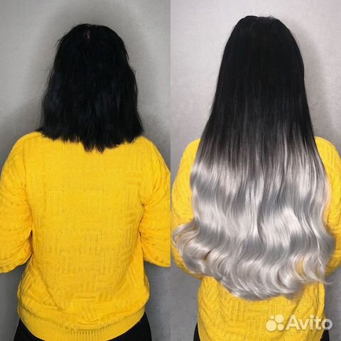 Точечное афронаращивание волос