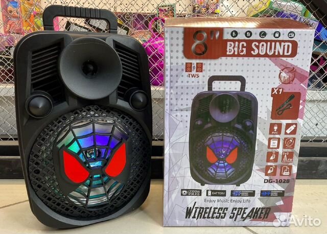 Портативная блютуз колонка Spider Men