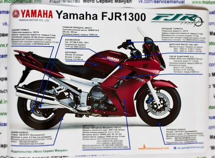 Yamaha FJR1300 подарочный набор