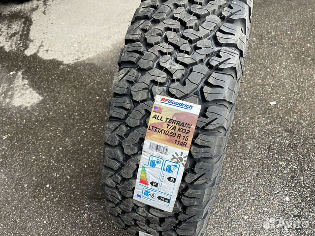 Bfgoodrich All-Terrain T/A KO2 33/10.5 R15 114R