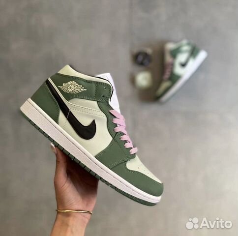 Nike Air Jordan 1 Mid Dutch Green Кроссовки