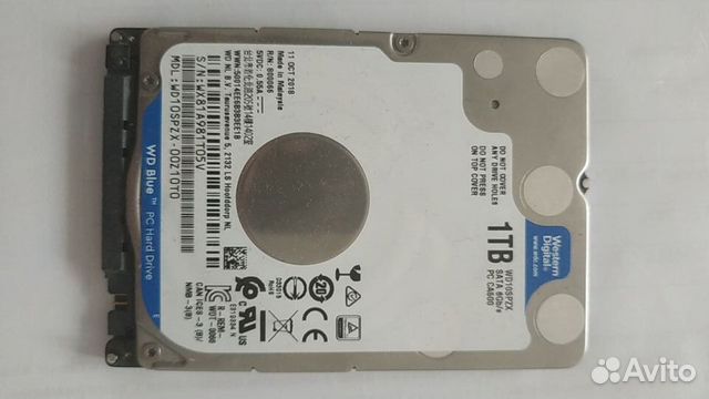 Жесткий диск не рабочий для нотебука