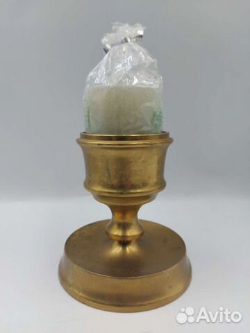 Тяжелый подсвечник бронза