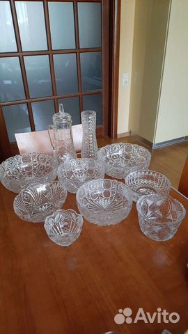 Вазы Конфетницы Салатники Гусь хрустальный