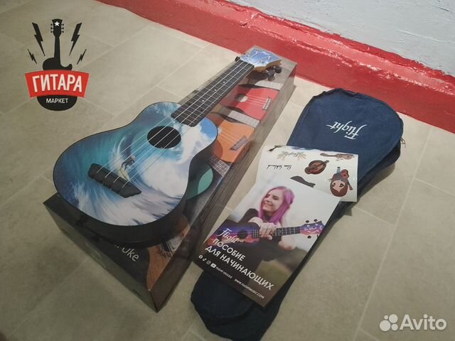 Укулеле-сопрано Flight TUS-25 surf с чехлом