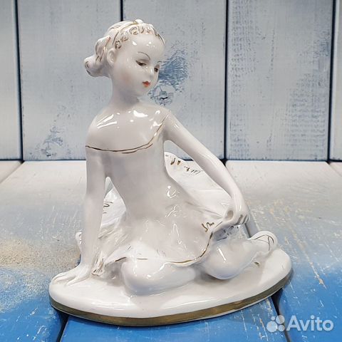 Статуэтка Юная балерина Машенька, лфз, 1950е гг