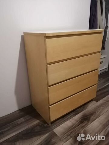 Комод ikea мальм 4 ящика