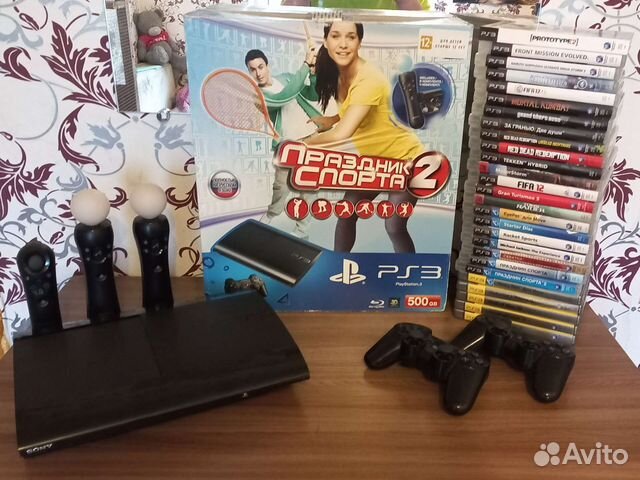 Sony PS3 super slim/slim/fat /hen + игры