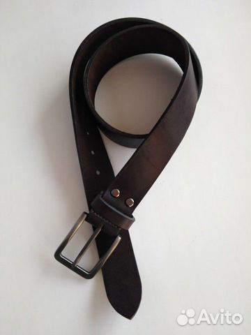 Кожаный ремень ручной работы
