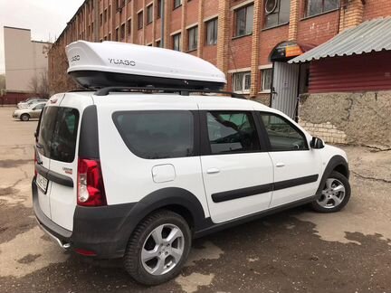 Автобокс на крышу лада Ларгус (Yuago Avatar 460л)