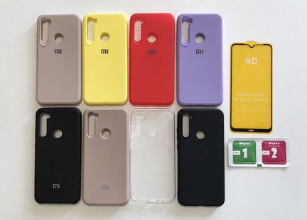 Чехол, Стекло Xiaomi Redmi Note 8/ Note 8T