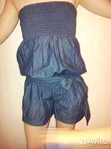 Полукомбез джинсовый, новый 12-16 лет